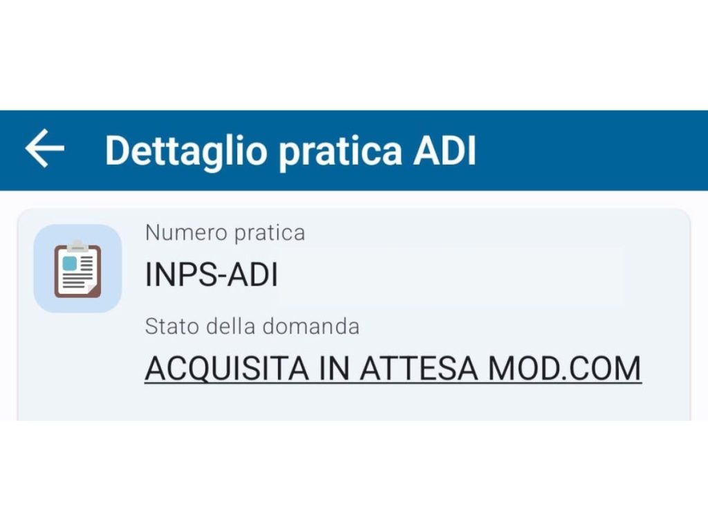 modello adi com ridotto ed esteso