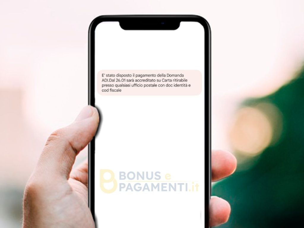 sms assegno di inclusione