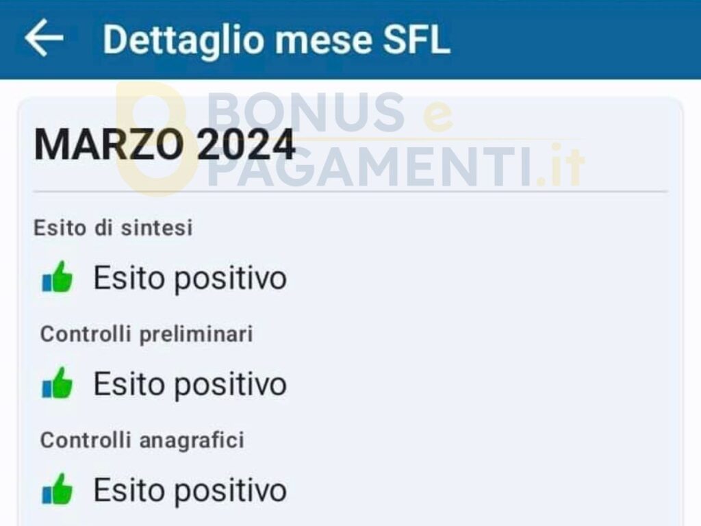 pagamenti sfl fine marzo 2024