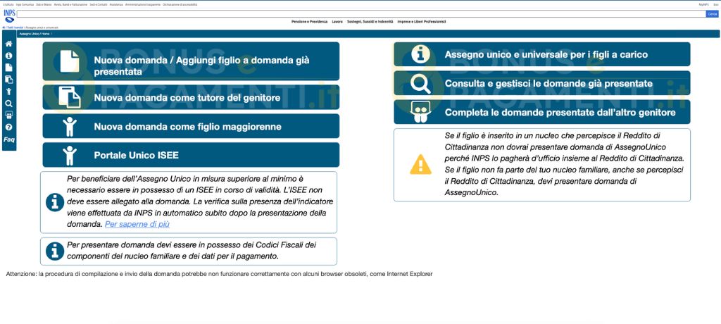 Come Modificare Iban Inps Per L Assegno Unico