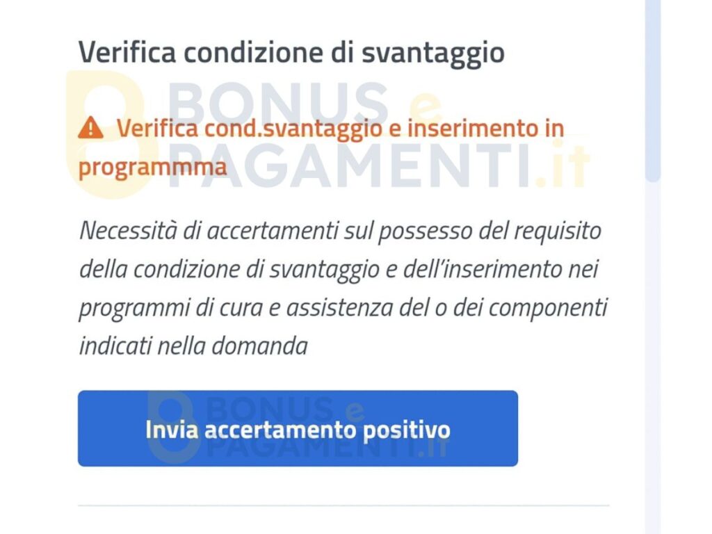 adi e verifica condizioni di svantaggio
