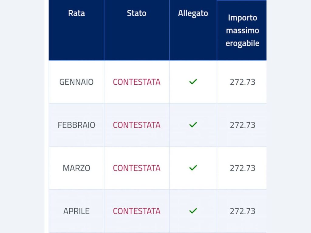 domanda bonus nido contestata