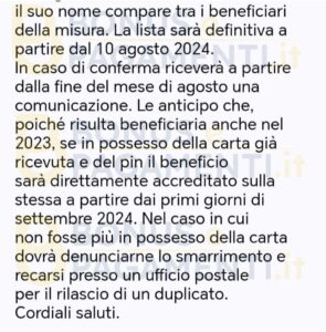 Carta Dedicata a Te buttata o smarrita: cosa fare?