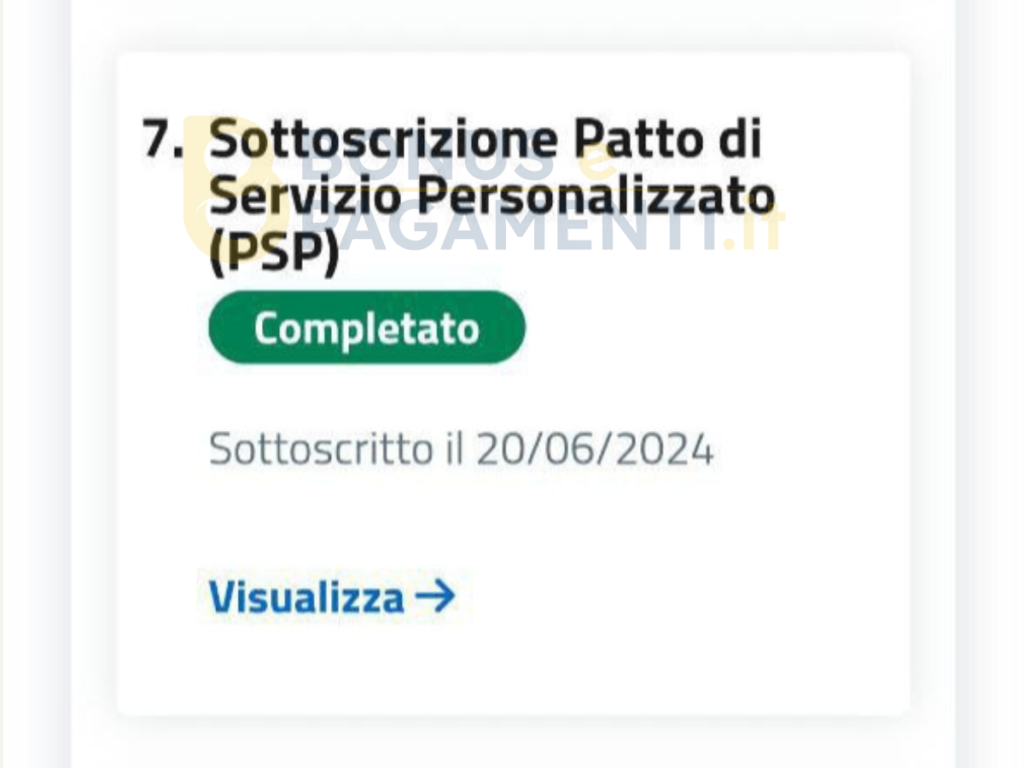 patto di servizio