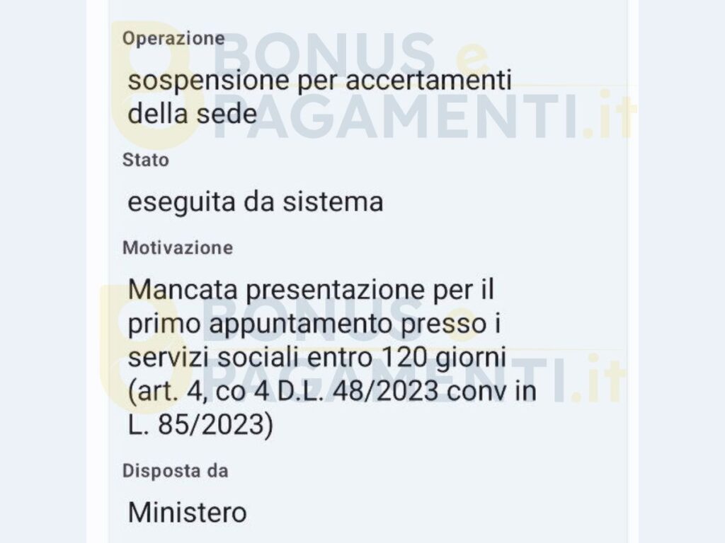cosa succede dopo la sospensione adi