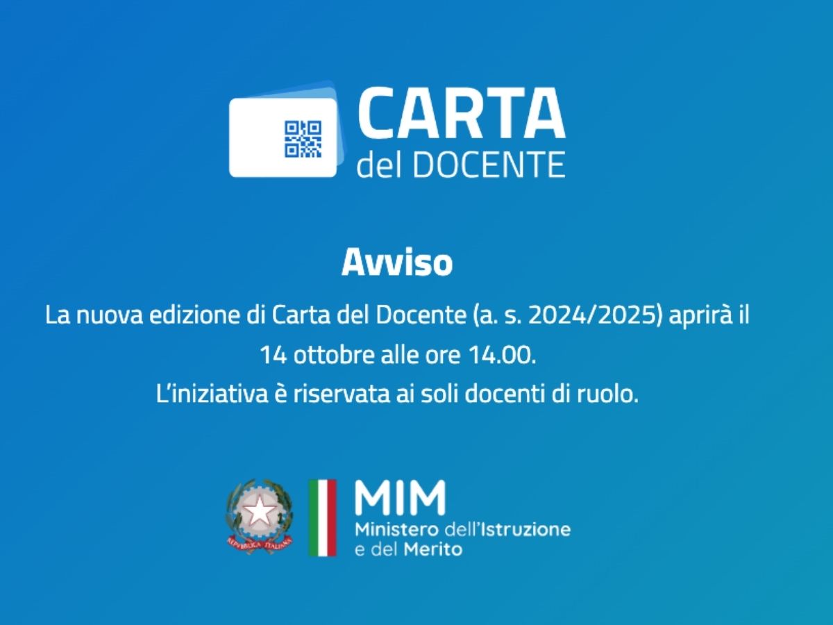 Carta del Docente da 500 € attiva, precari esclusi