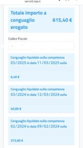 Conguaglio Assegno Unico, cosa sta succedendo Screenshot Conguaglio Assegno Unico