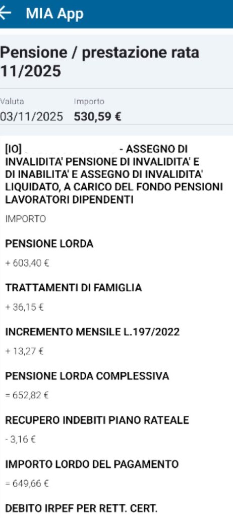 Cedolino pensione INPS di dicembre 2025, tutte le date Cedolino pensione INPS di dicembre 2025, tutte le date