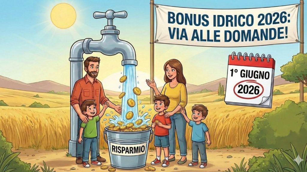 Bonus idrico Sardegna 2026