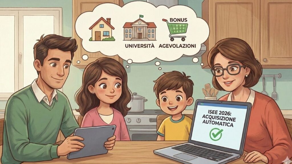 ISEE acquisito d'ufficio