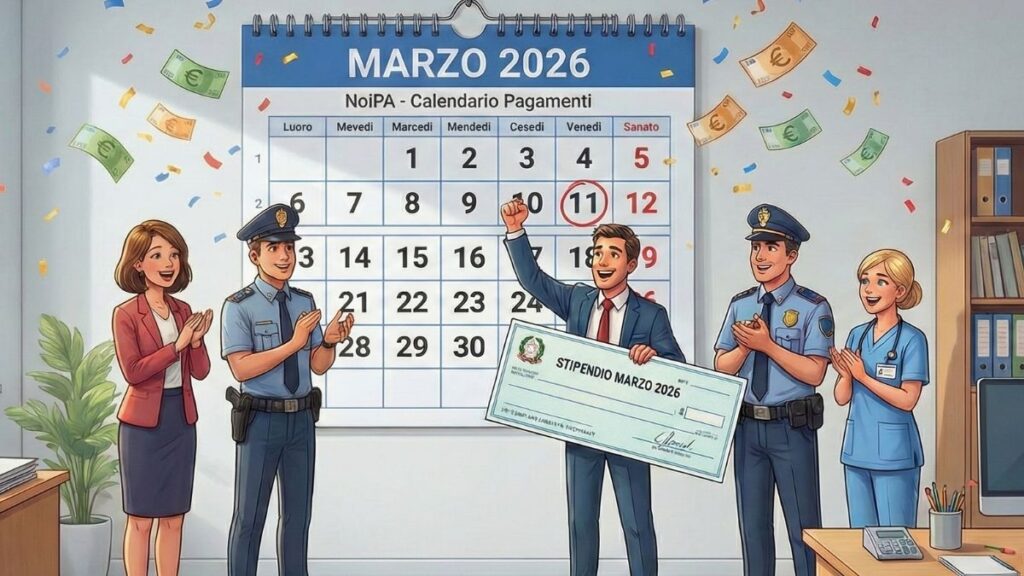 Stipendi NoiPA marzo 2026