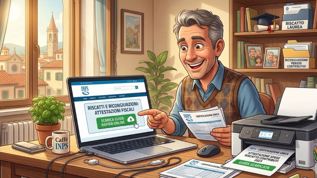Attestazioni fiscali INPS