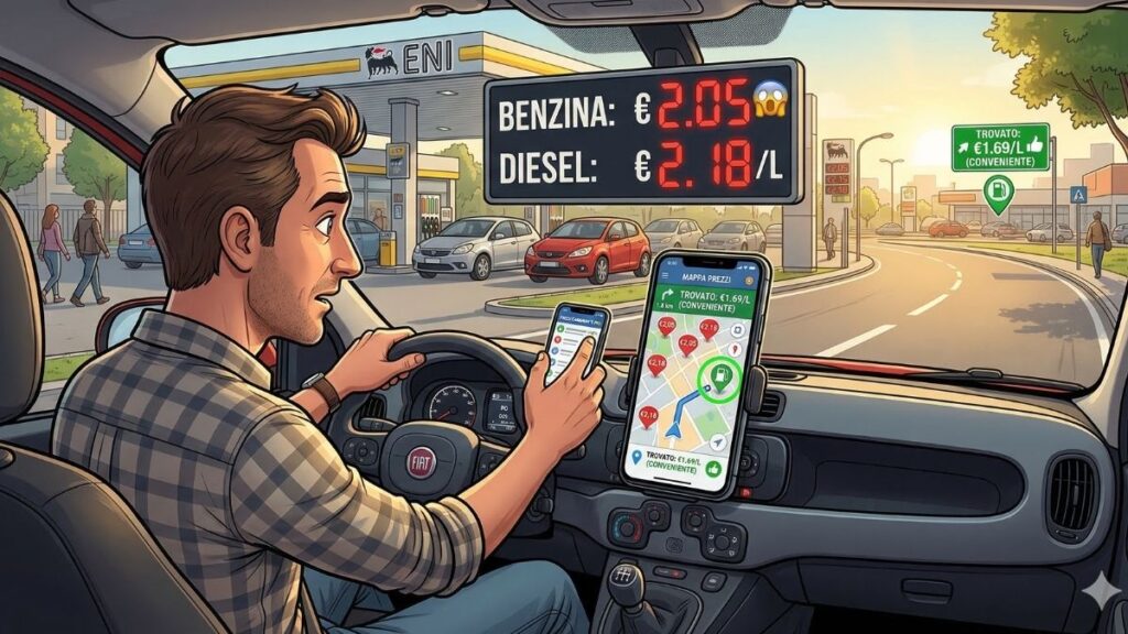 Aumenti benzina guida al confronto