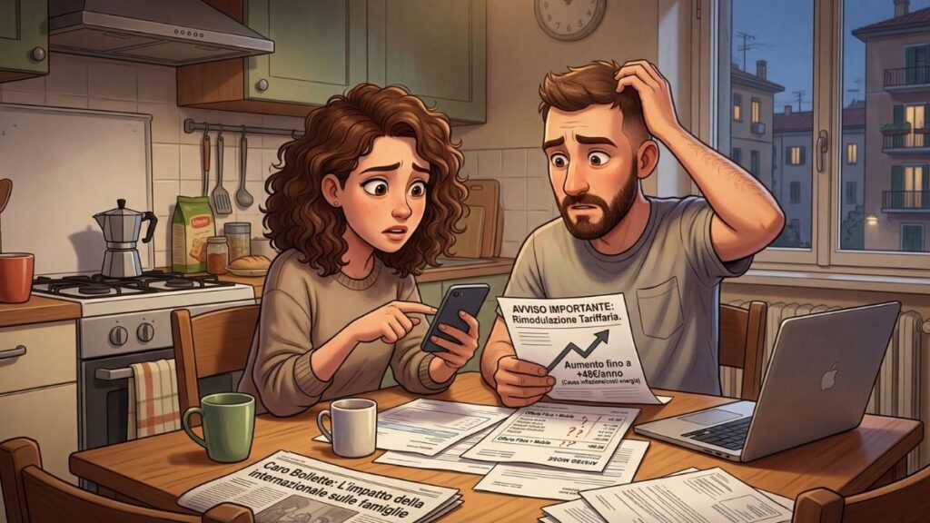 Aumenti tariffe telefoniche