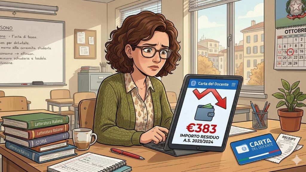 Carta del Docente beffa