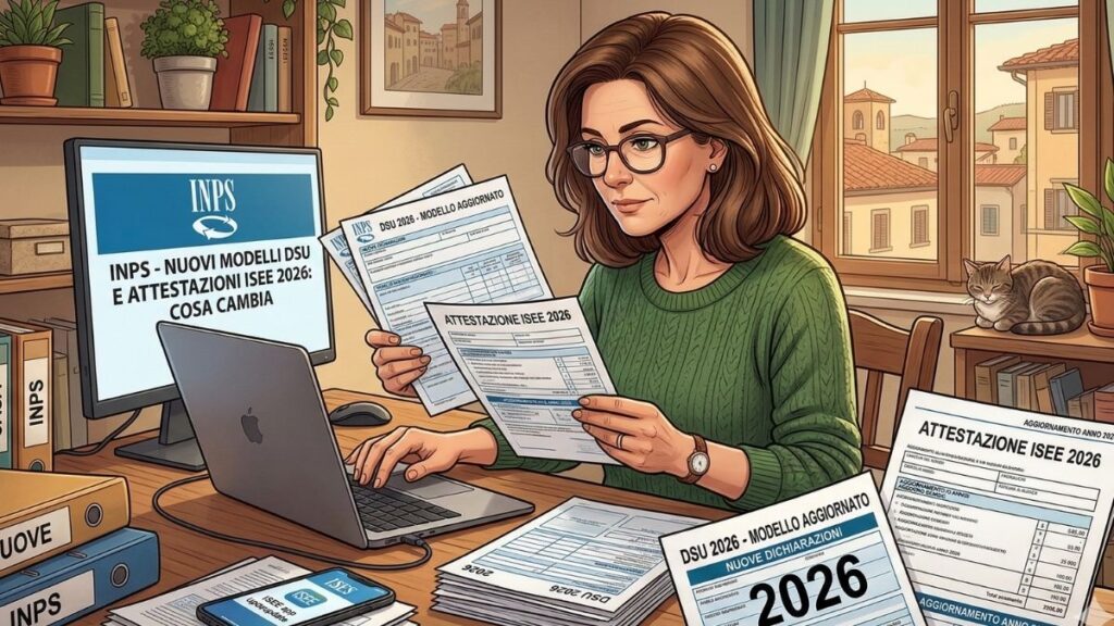 INPS nuovi modelli DSU