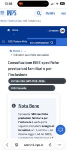 ISEE per prestazioni familiari: guida rapida per controllarlo sul sito INPS