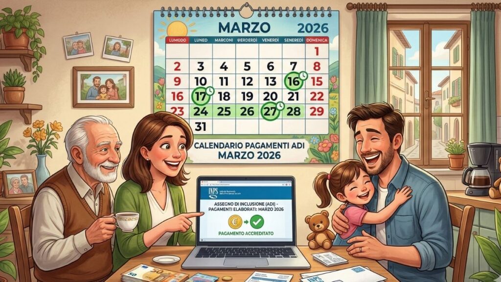 Pagamenti Assegno di Inclusione marzo 2026