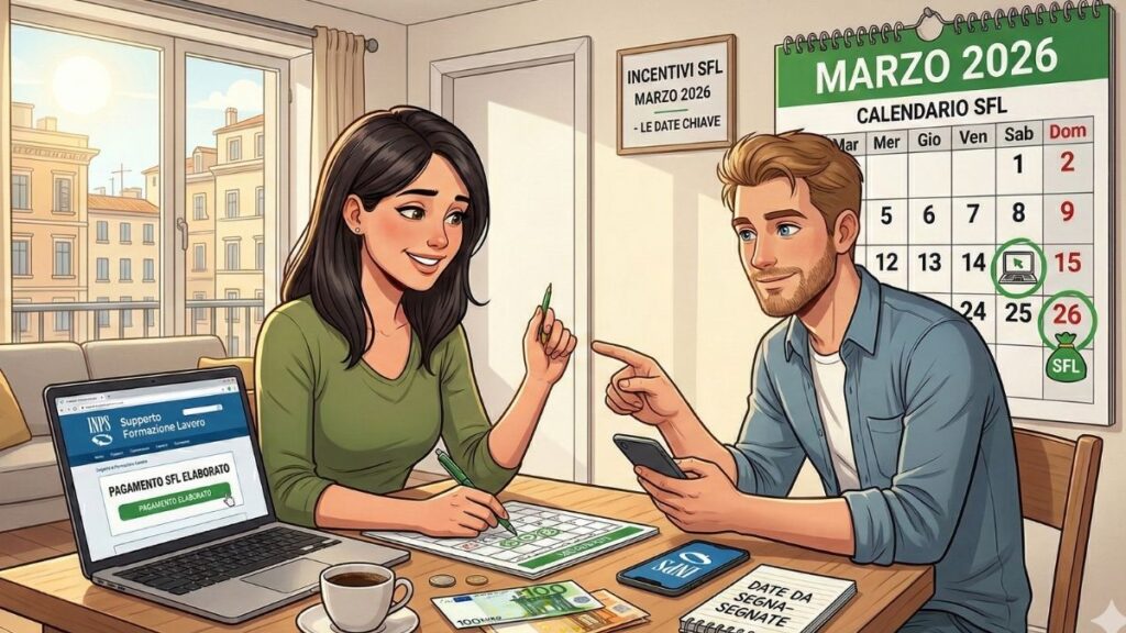 Pagamenti SFL marzo 2026