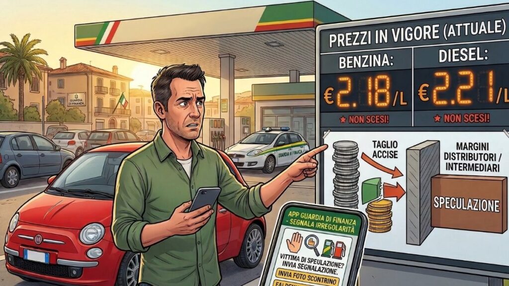 Taglio accise irregolare