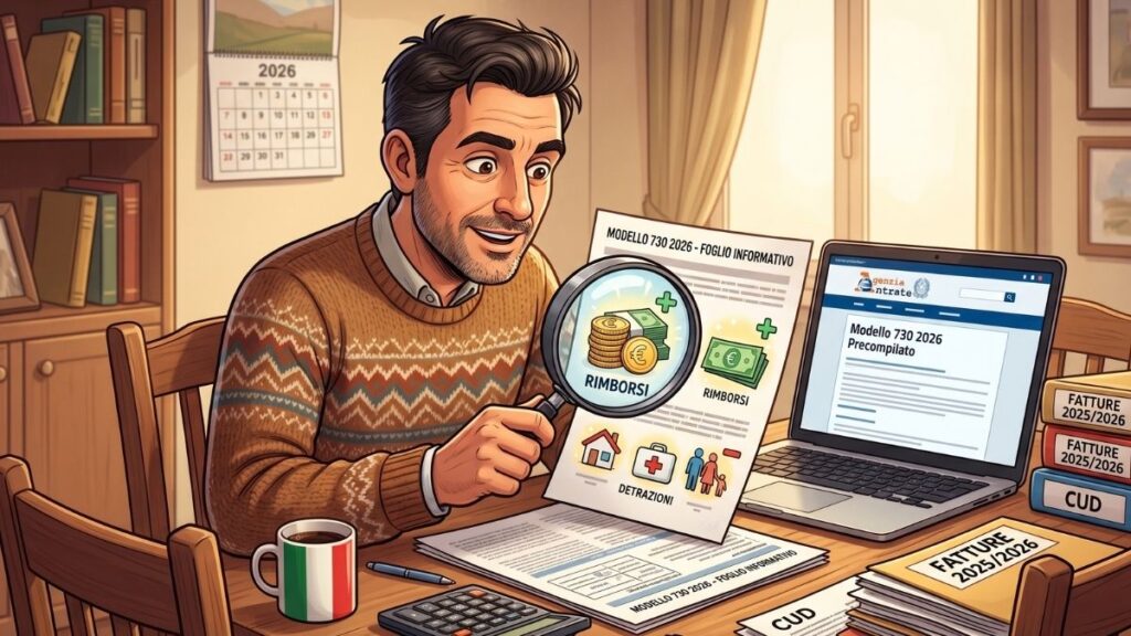 Modello 730 foglio informativo