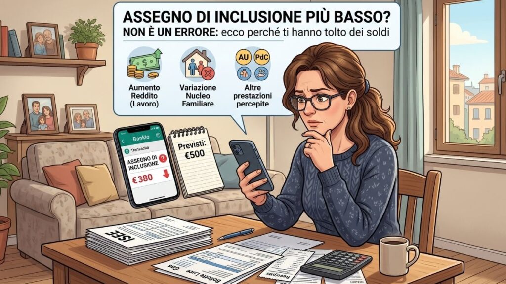 Assegno di Inclusione più basso