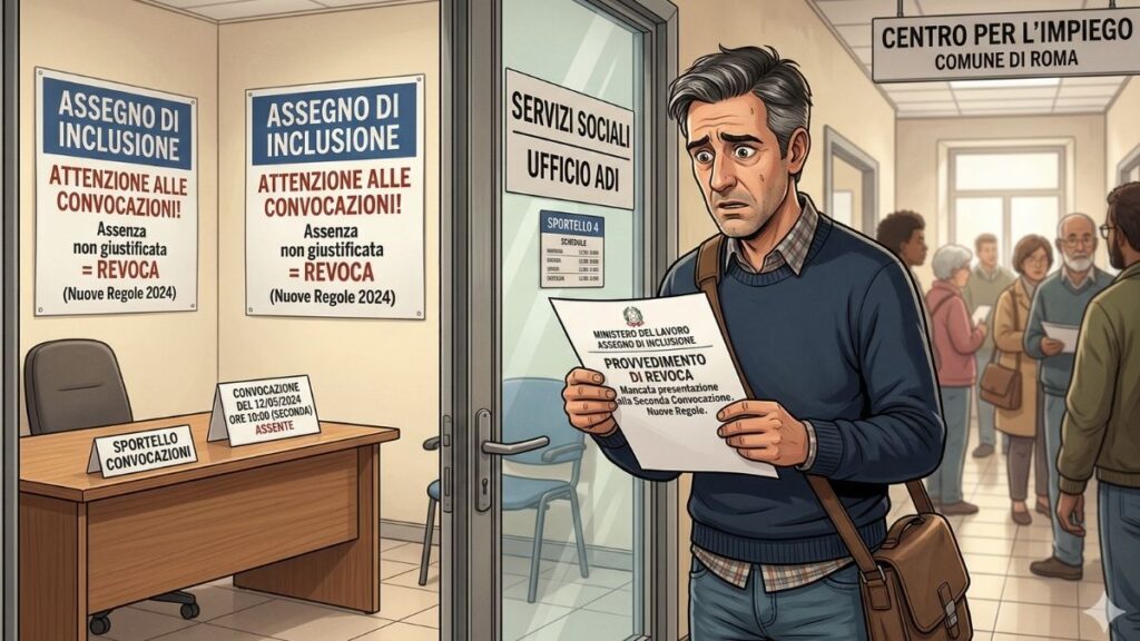 Assegno di inclusione, scatta la revoca