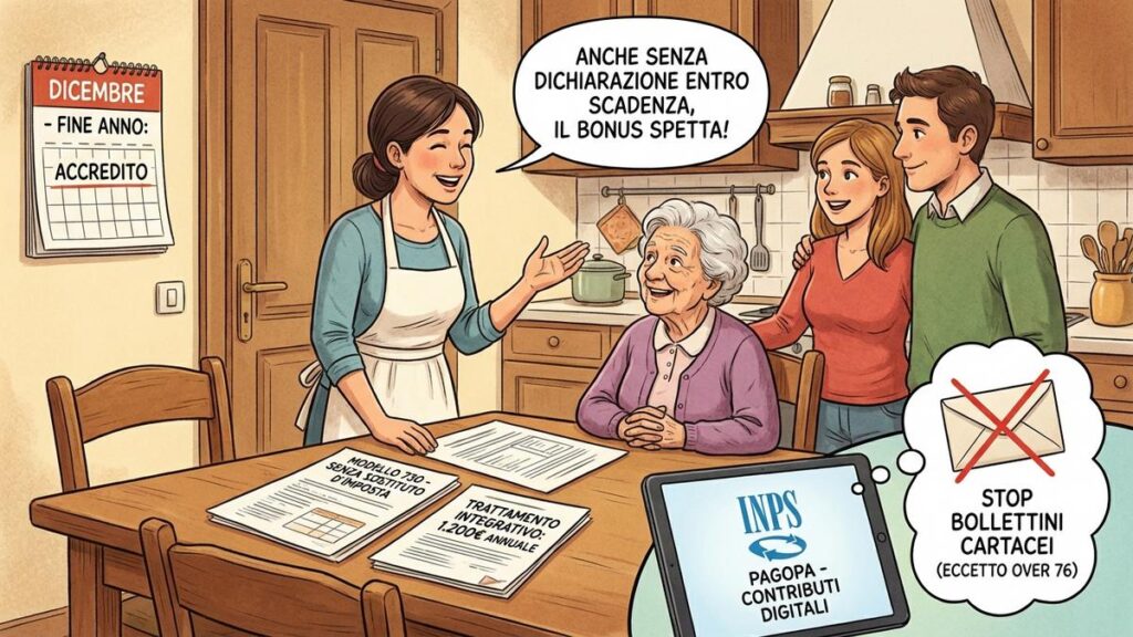 Ex Bonus Renzi per colf e badanti