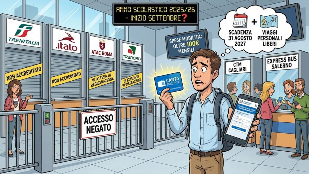 Carta Docente in tilt