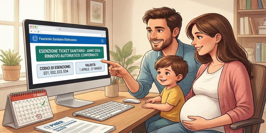 Esenzione ticket 2026