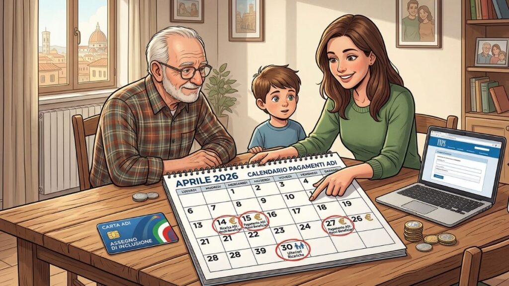 Pagamenti Assegno di Inclusione aprile 2026