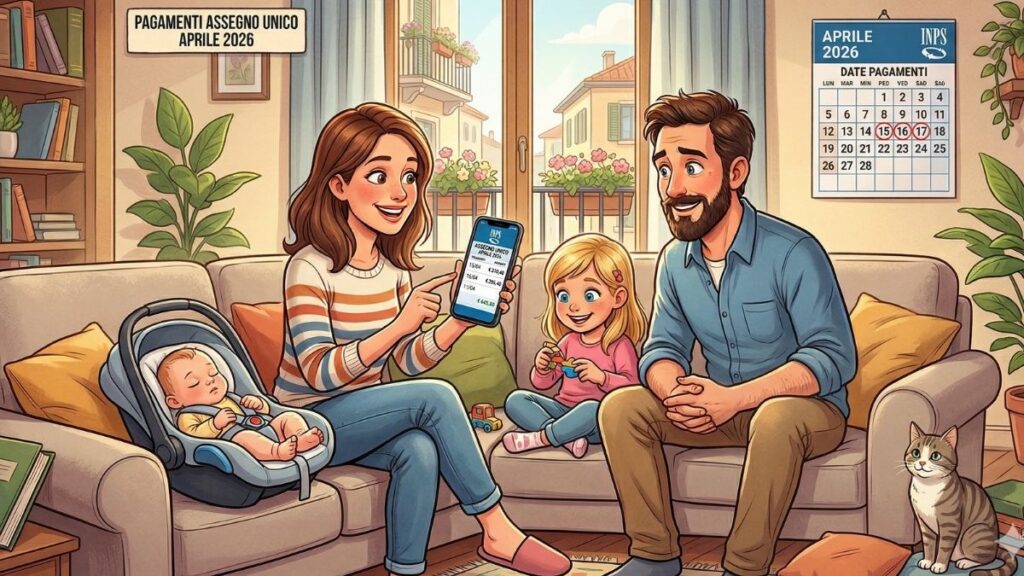 Pagamenti Assegno Unico aprile 2026
