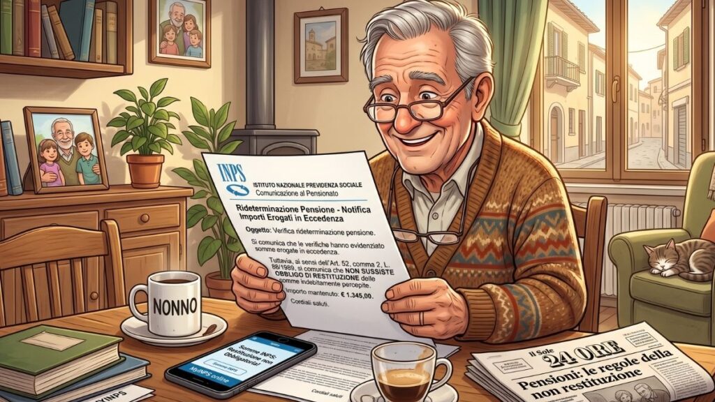 Restituzione pensione