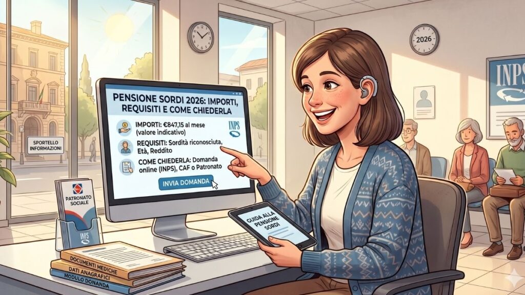 Pensione sordi 2026