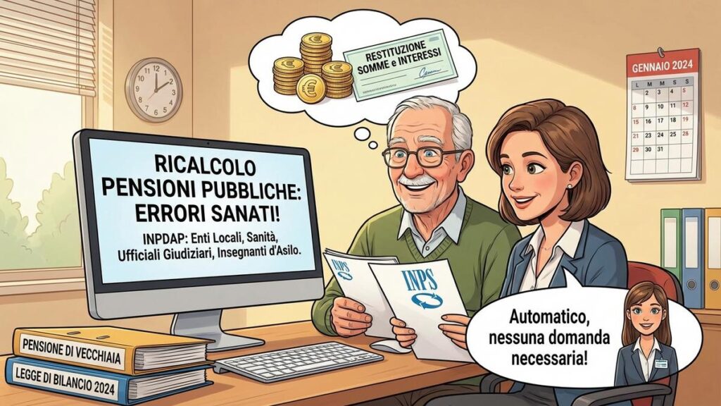 Errore sulle pensioni INPS