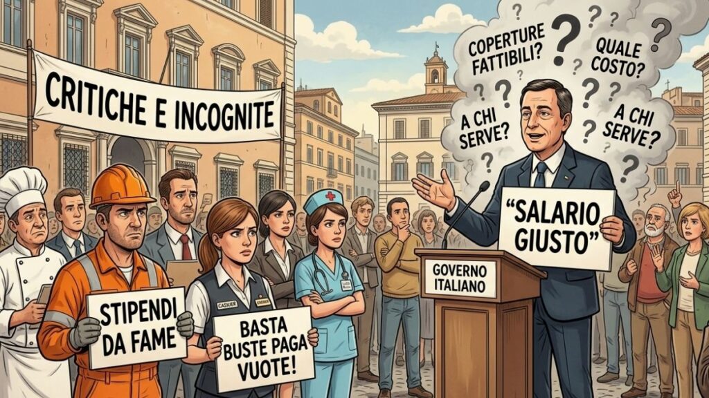 Stipendi bassi e salario giusto