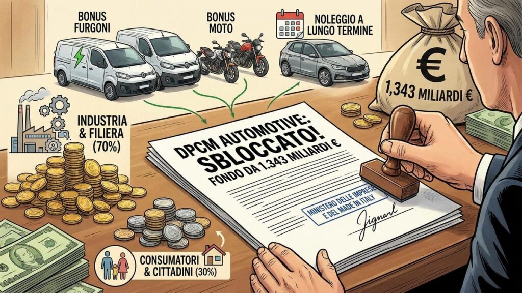 Bonus furgoni e moto 2026