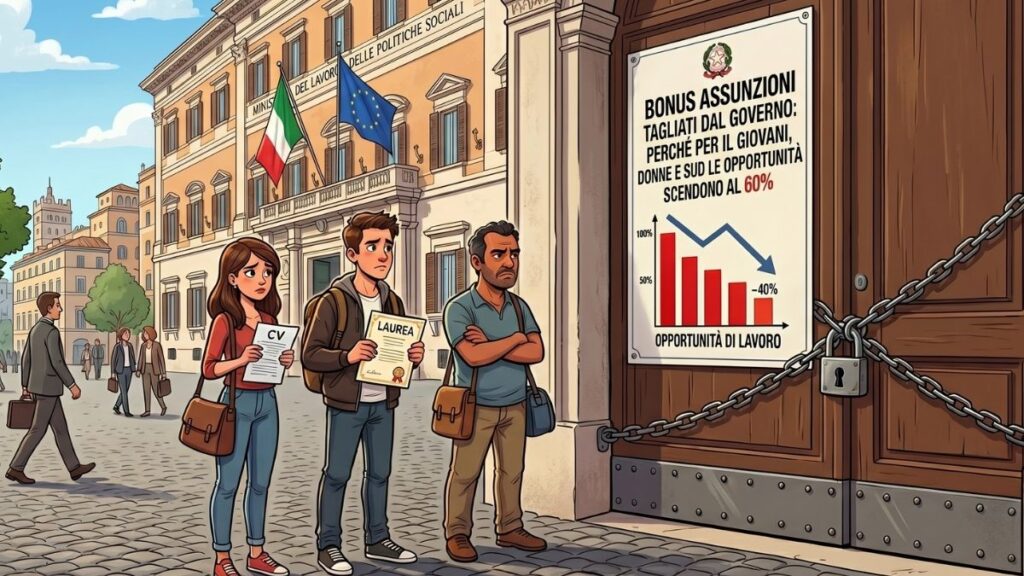 Bonus assunzioni tagliato