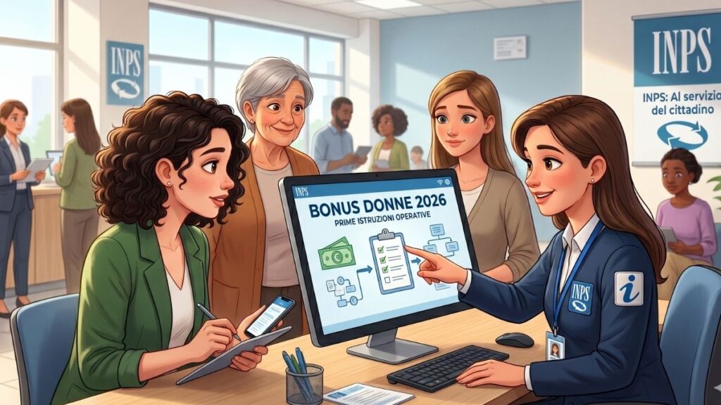 Bonus donne 2026 istruzioni INPS