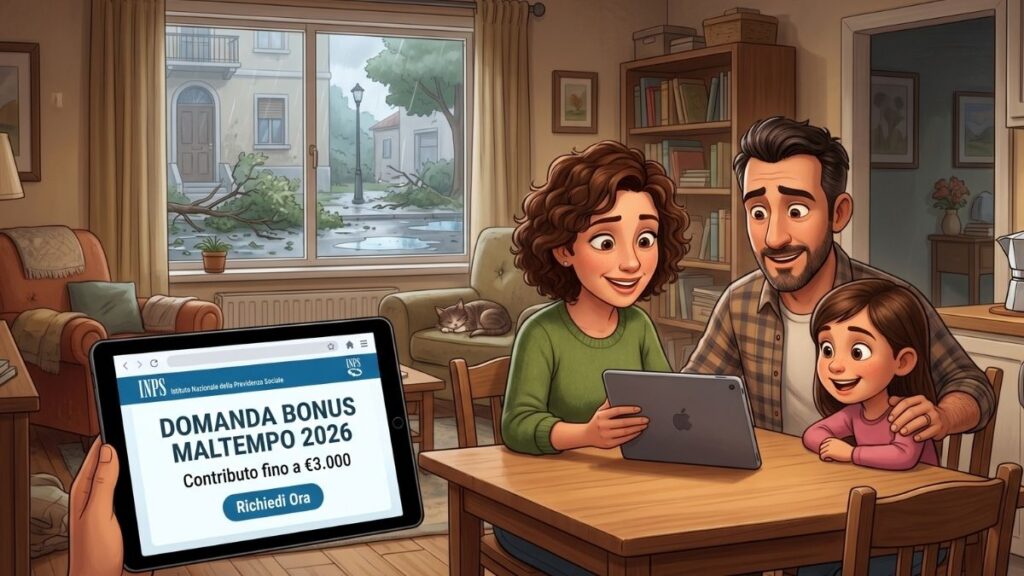 Bonus maltempo 2026