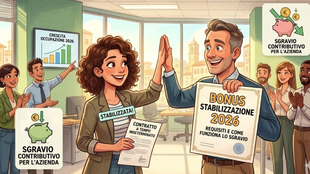 Bonus stabilizzazione 2026