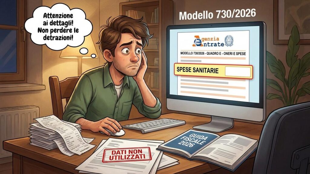 Detrazioni spese mediche Quadro E