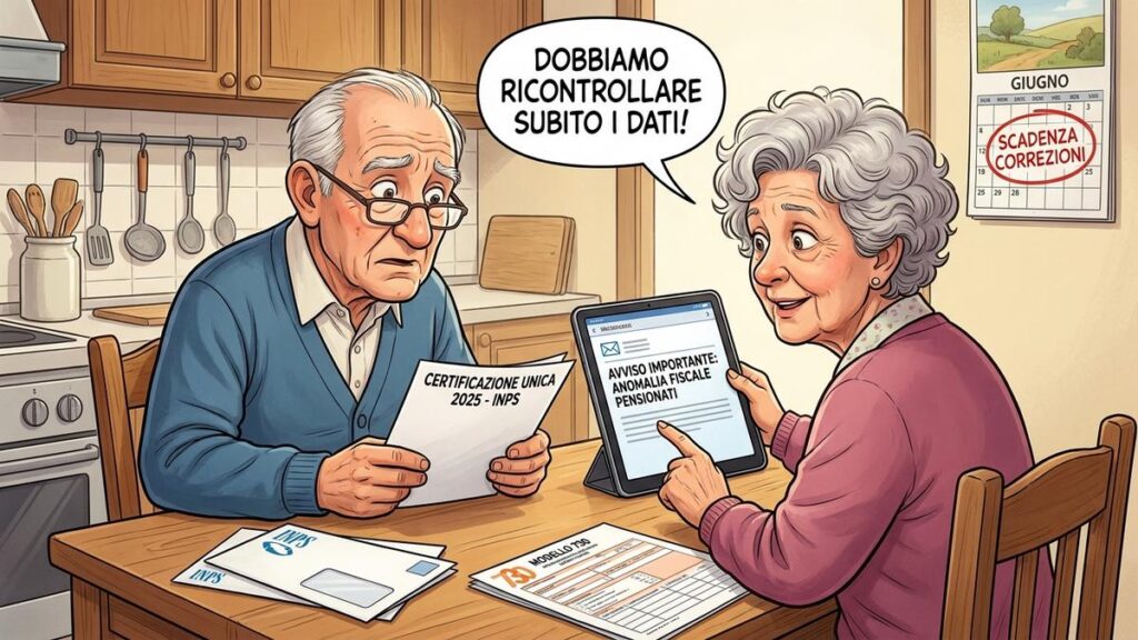 Errore INPS sulla Certificazione Unica 2026