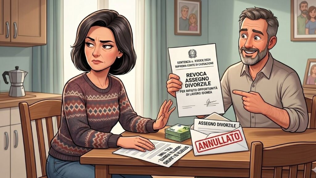 Revoca assegno divorzile