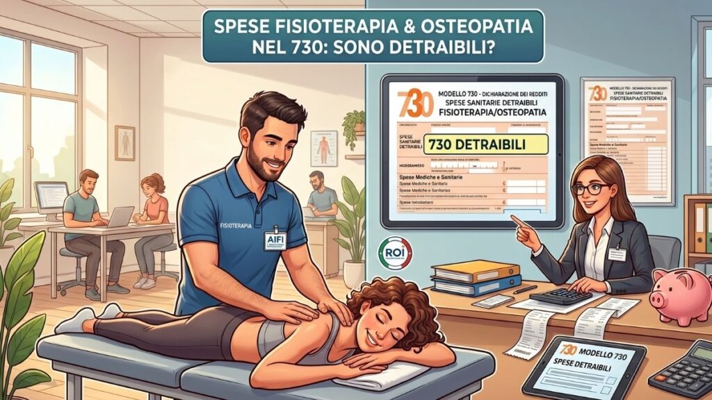 Spese per fisioterapia e osteopatia nel Modello 730