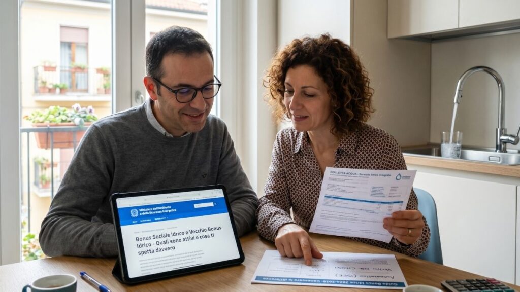 Bonus sociale idrico e vecchio bonus idrico