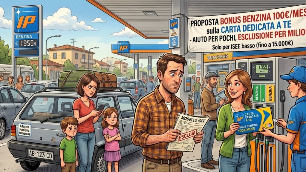 Bonus benzina da 100 euro