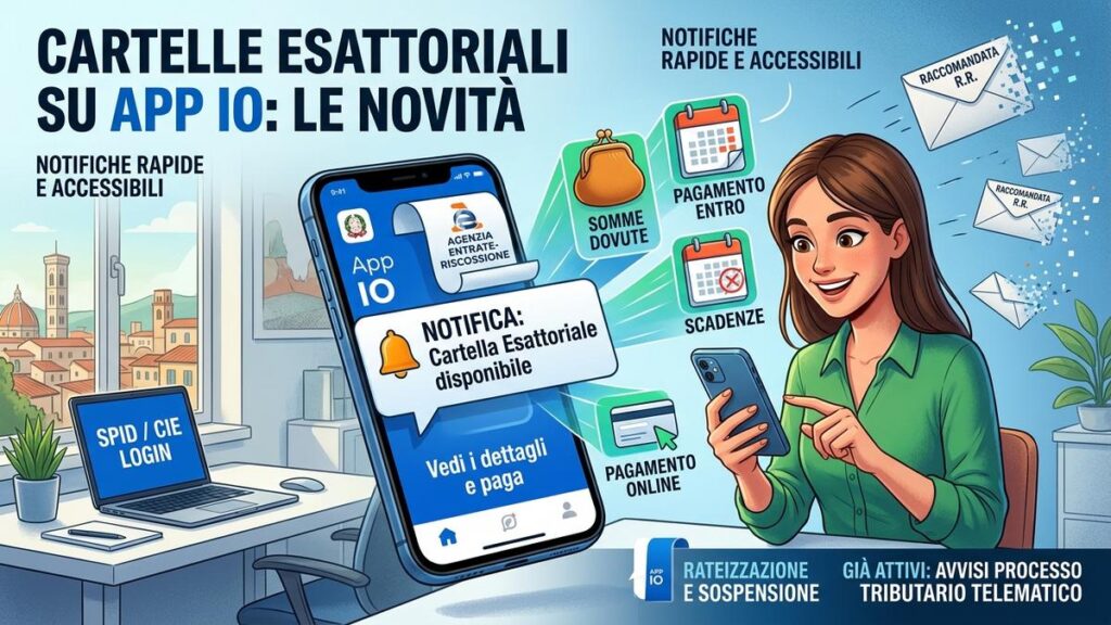 Cartelle esattoriali sull'App IO