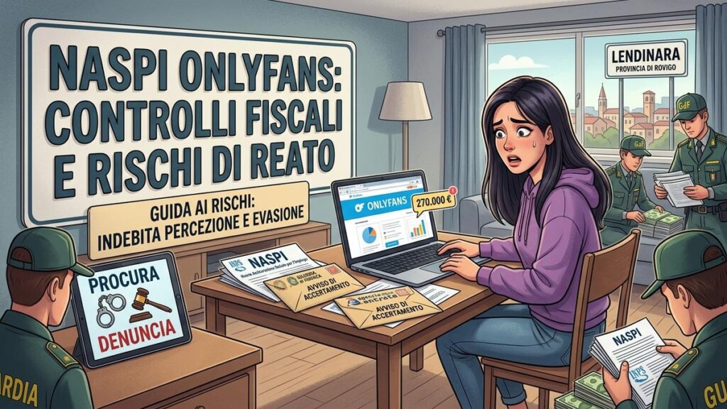 NASpI e OnlyFans: scattano i controlli