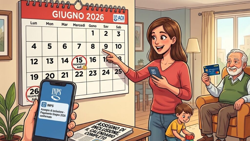 Pagamenti Assegno di Inclusione giugno 2026